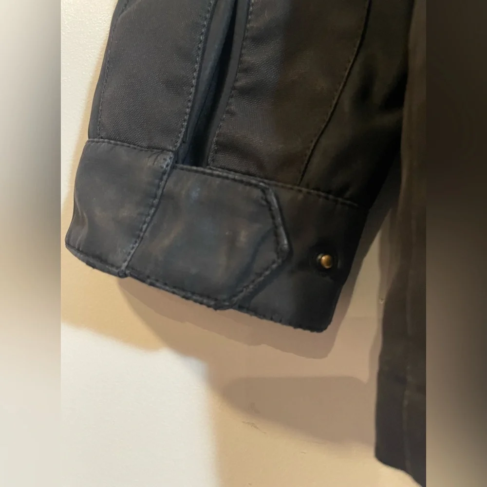 Tumi Tech Black Lightweight Field Jacket Military Style Utility Coat Mens Medium